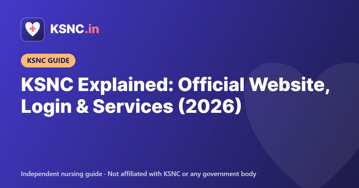 KSNC Explained: Official Website, Login & Services (2026)